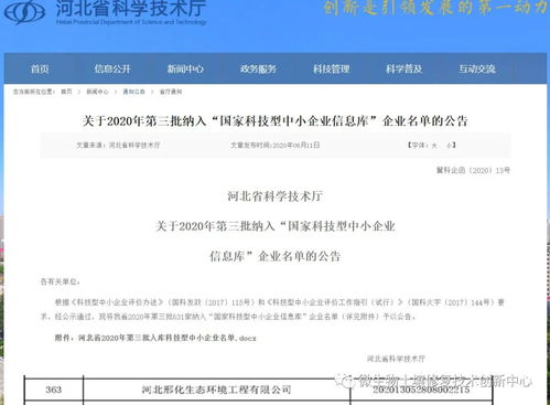 風(fēng)雨兼程，勇往直前 河北邢化成功入圍國家科技型中小企業(yè)技術(shù)咨詢